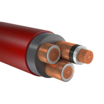 Unarmoured Multi Core, 12/20 kV, 3*185 RM SQMM, Flame Retardant
