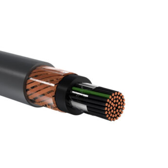 Unarmoured Multi Core, 300/500 V, 24*1 RF SQMM, Flexable Cable
